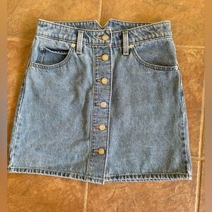 Levi's Blue Denim Pencil Skirt
